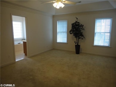 Master Bedroom - With ceiling fan