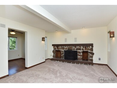 Fireplace in living room