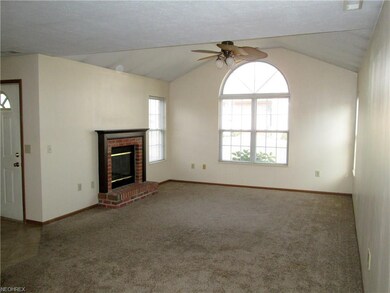 This is the spacious Family Room with a fireplace 