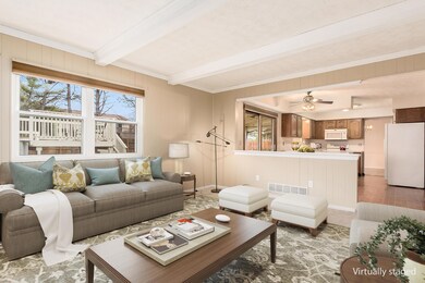 Staged family room