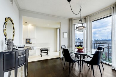 This view is of the dining room looking toward the