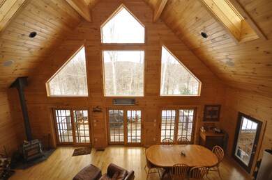 Front windows to deck & view