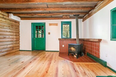 This home has a real wood stove that wil