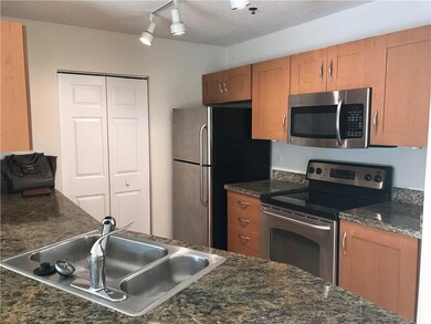 kitchen with granite counters and stainless steel