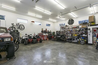 Interior of garage
