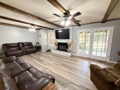 Living area off kitchen
