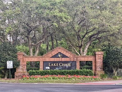 Gated entrance to Lake Chase Condos