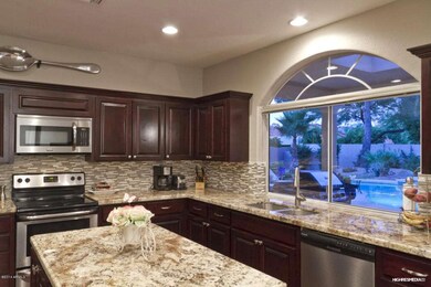 KITCHEN WITH OUTDOOR VIEWS