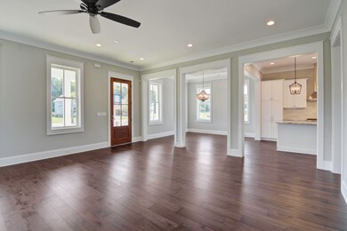 Example of home being built in community