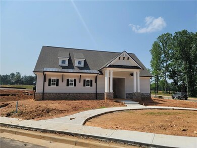 View of front of property with covered porch
