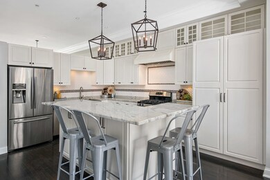 High end kitchen with the same cabinets that are i