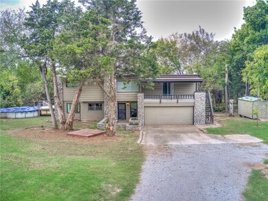 2.88 acre home on partially clear land, plenty of room to relax but lots of trees for privacy and shade.