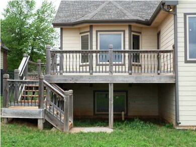 Large deck would be great for entertaining.