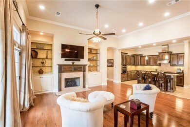 A beautiful living space...open to kitchen.  Whole