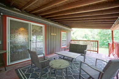 Deck off kitchen