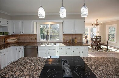 Great natural light and modern lighting fills the 