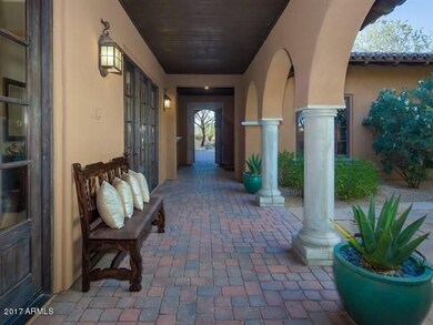 Covered Breezeway Entrance to Front Door