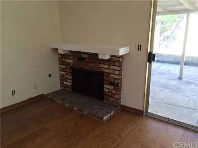 Fireplace in the family room/dining room