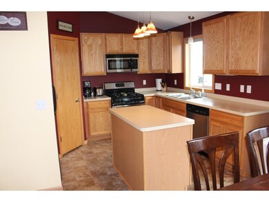 Ample counter and cabinet space.
