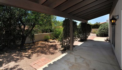 Oversized covered patio