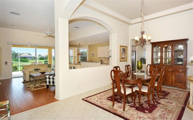 Dining room to great room