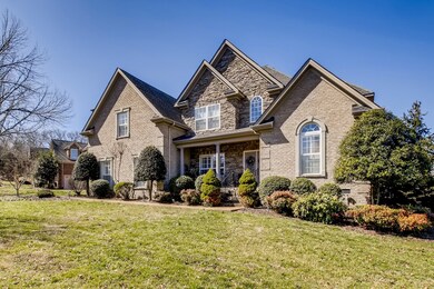 This home has an irrigation system, lush landscaping & accent lighting.