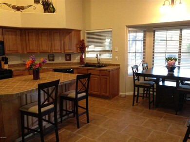 kitchen with breakfast table