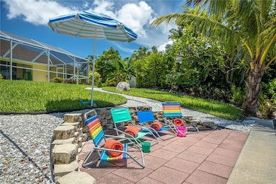 View of patio with glass enclosure