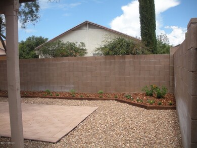 Nice easy care back yard
