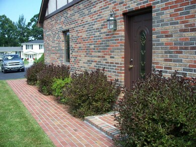 Side walk to back yard