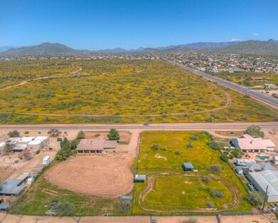 Looking N with Drone 2 Acres
