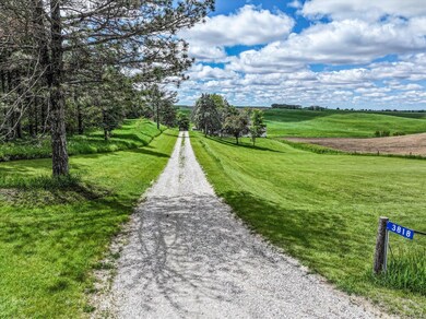 Lane into the property