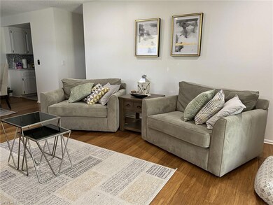 Living room featuring hardwood / wood-style floors
