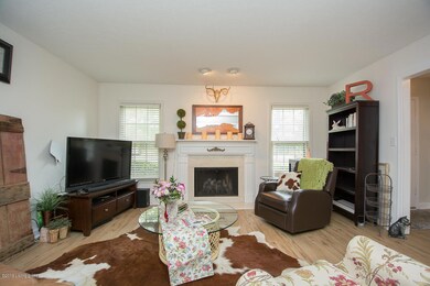 Family Room fireplace