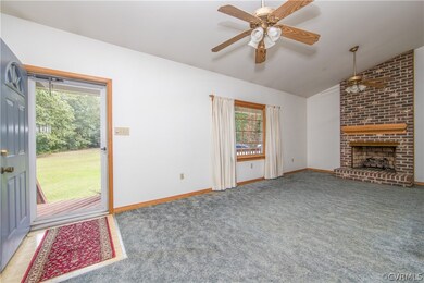 Enter the Living Room with Brick Fireplace, New 20