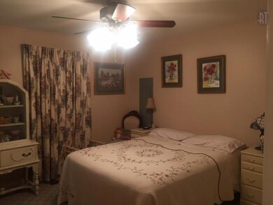 Master bedroom features full bath