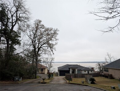 View of Lake Livingston from the cul-de-sac, lot s