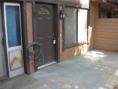 Front door and covered patio
