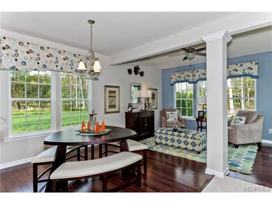 INFORMAL DINING WITH VIEW OF OPTIONAL SUNROOM