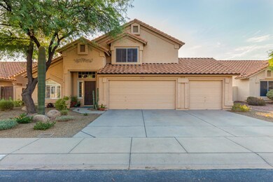 Three car garage in Tatum Ranch.