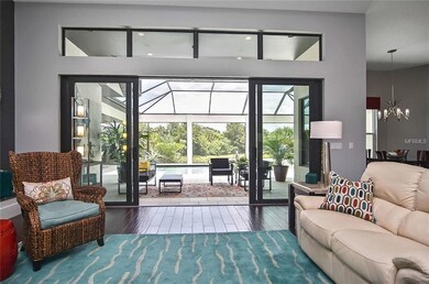 Slider to lanai and pool