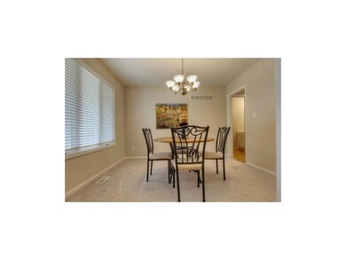 Spacious dining area is perfect for all your famil