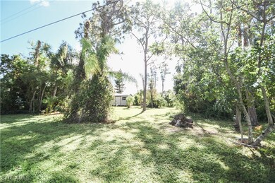 View of yard with a storage shed