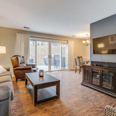 Lots of natural lighting through quad-window slider. Leads onto private rear, no maintenance composite decking.