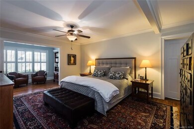 First floor master bedroom with sitting room.