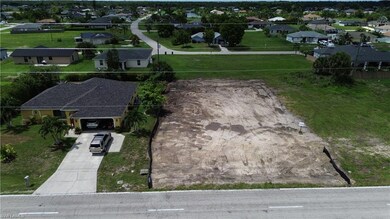 Aerial perspective of suburban area