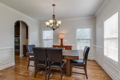 Formal dining room is on the right front of the ho