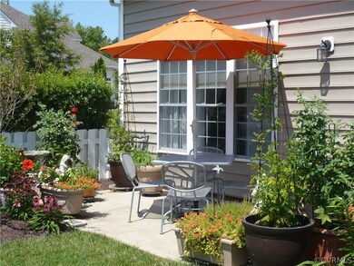 Private patio