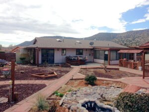 REAR OF THE HOME