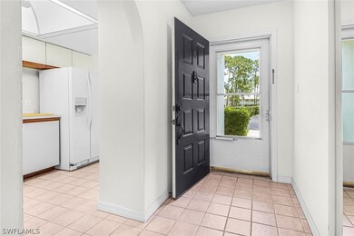 View of tiled foyer